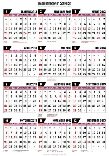 Detail Kalender Desember 2013 Nomer 4