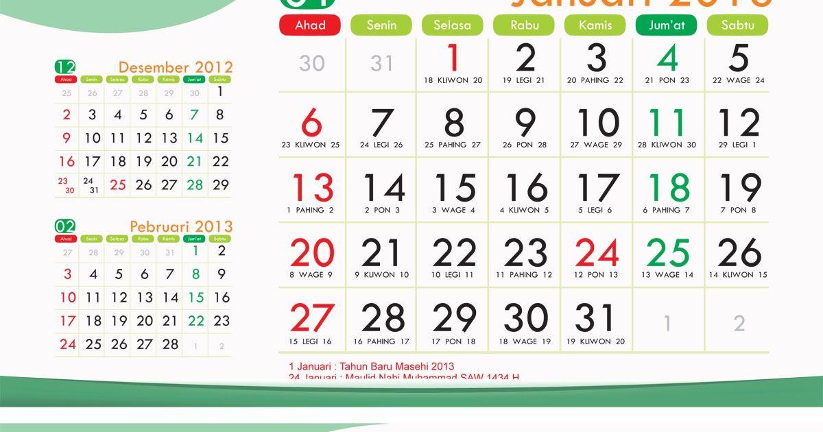 Detail Kalender Desember 2013 Nomer 7