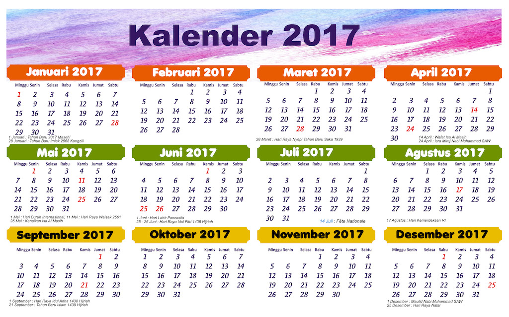 Detail Kalender Desember 2017 Nomer 18