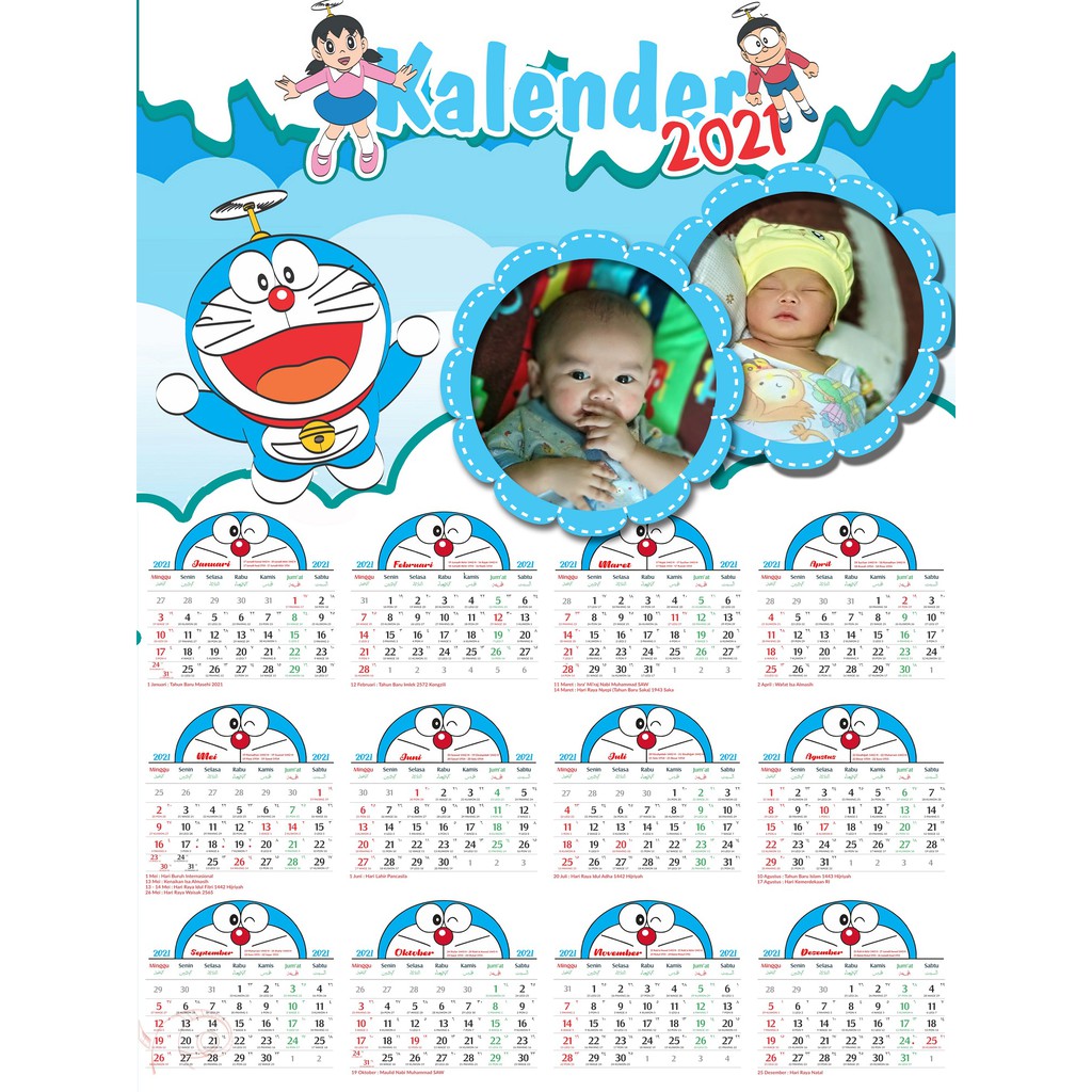 Detail Kalender Doraemon Nomer 18