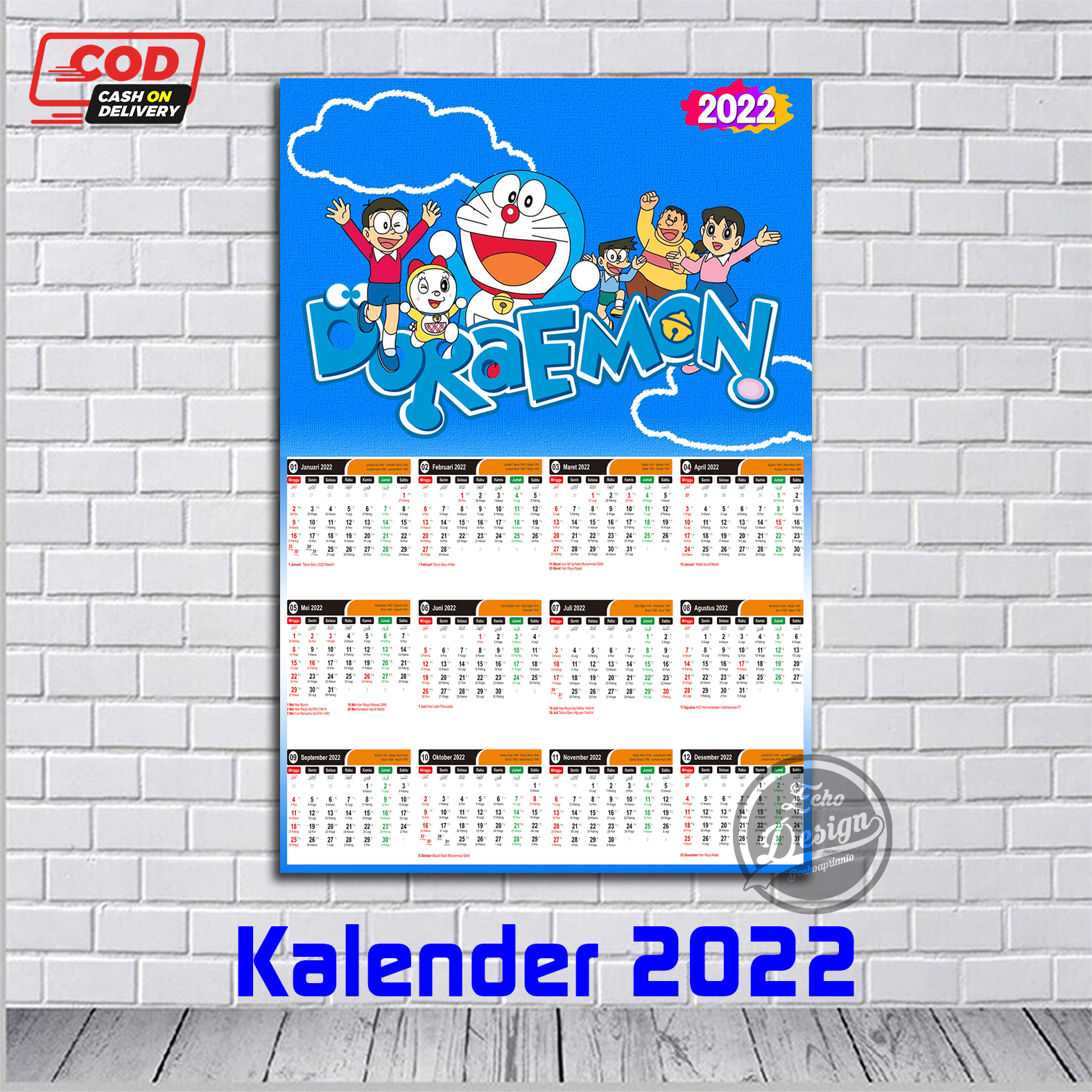 Detail Kalender Doraemon Nomer 30