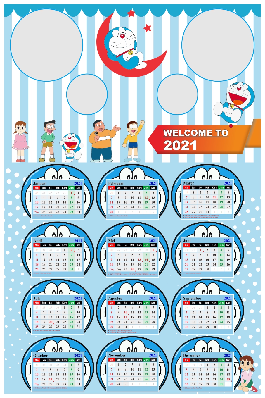 Detail Kalender Doraemon Nomer 41