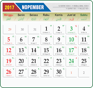 Detail Kalender Februari 2017 Nomer 49