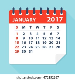 Detail Kalender Januari 2017 Nomer 28
