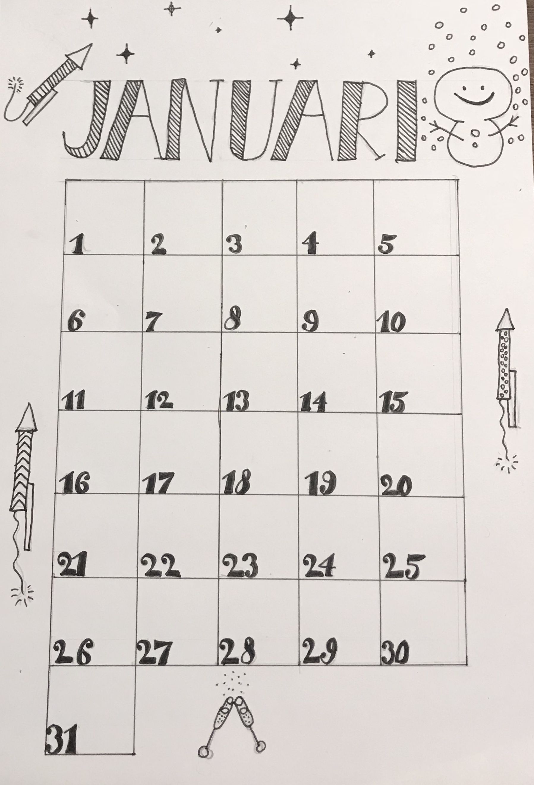 Detail Kalender Januari 2017 Nomer 32