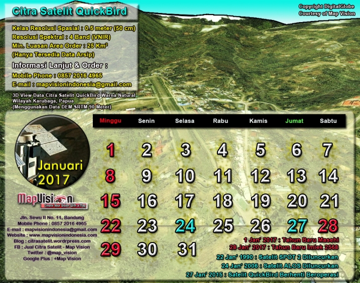 Detail Kalender Januari 2017 Nomer 50