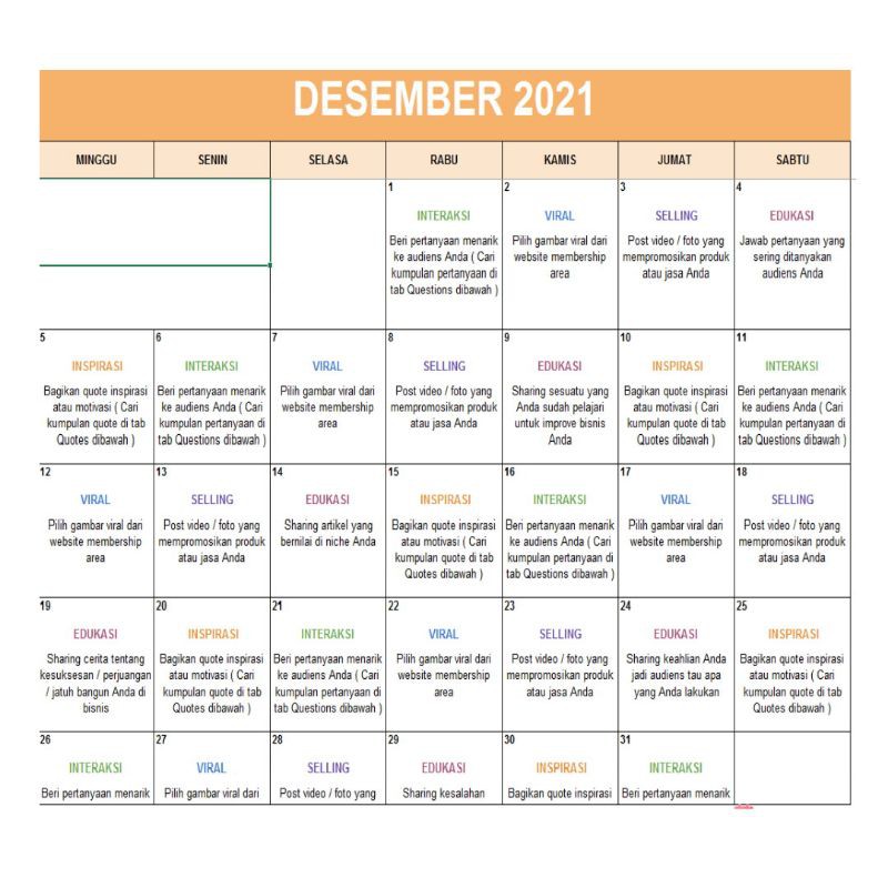 Detail Kalender Konten Media Sosial Nomer 15