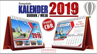 Detail Kalender Meja 2018 Cdr Nomer 6