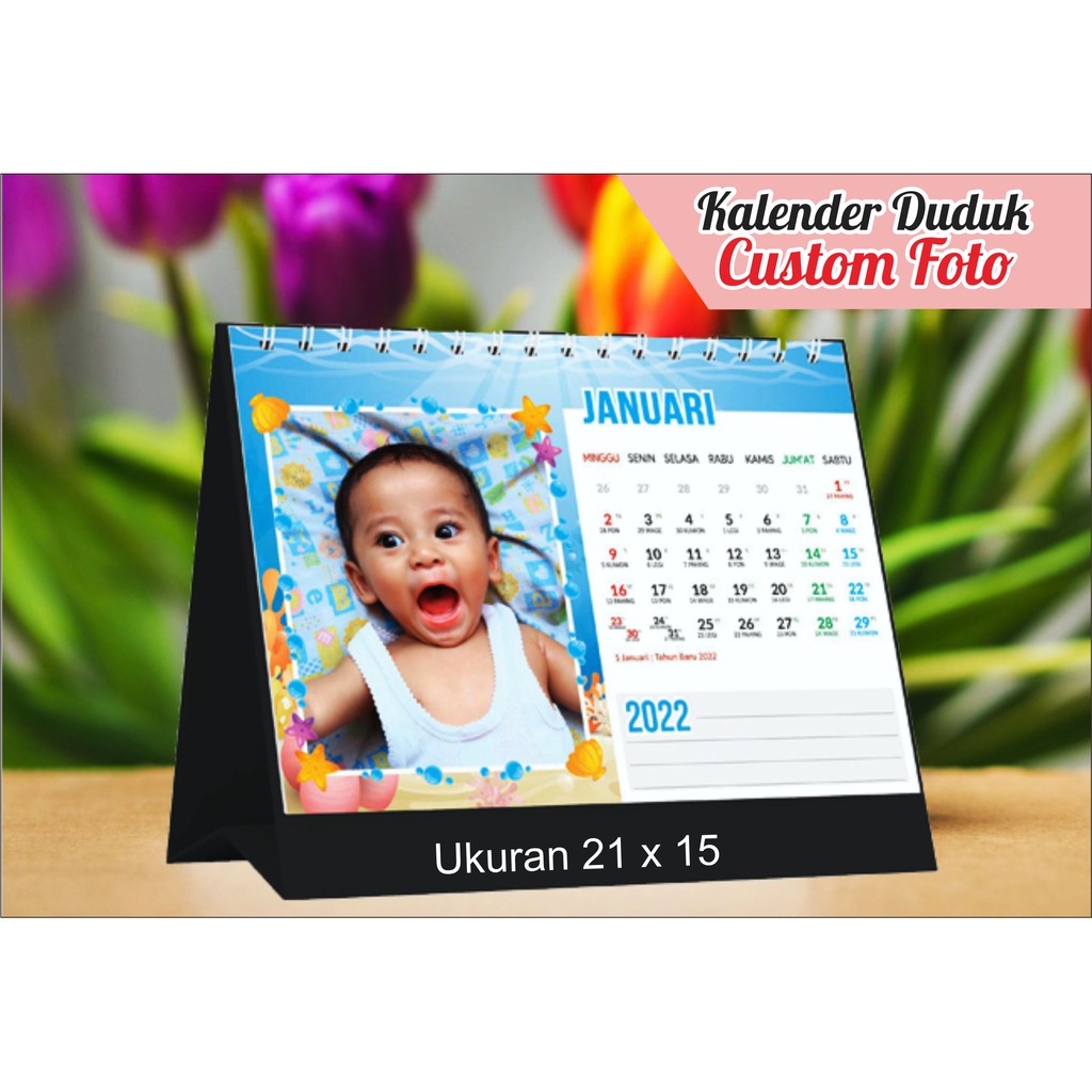 Detail Kalender Meja Custom Nomer 14