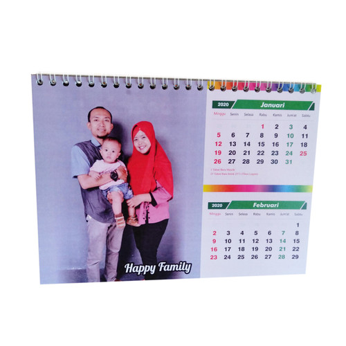 Detail Kalender Meja Custom Nomer 28