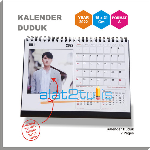 Detail Kalender Meja Custom Nomer 51