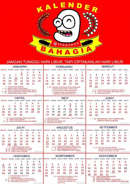 Kalender Merah Semua - KibrisPDR