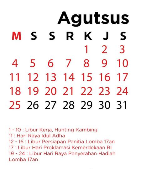 Detail Kalender Merah Semua Nomer 7