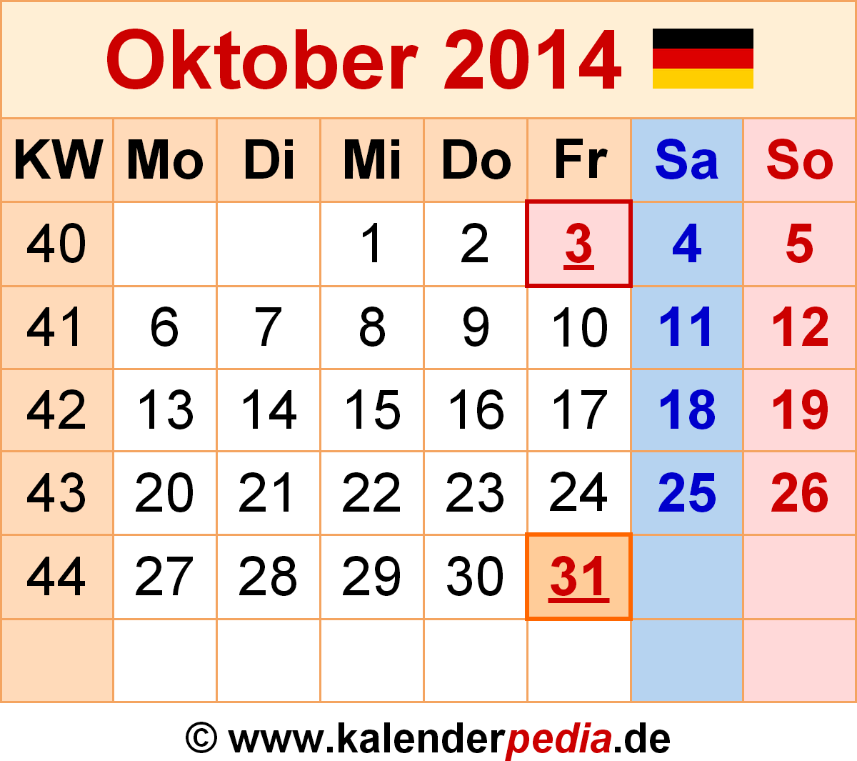 Detail Kalender Oktober 2014 Nomer 17