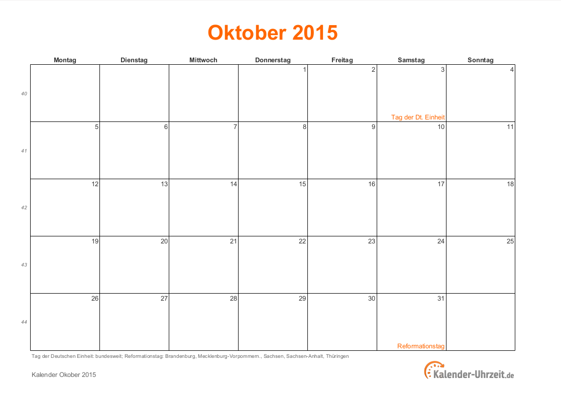 Detail Kalender Oktober 2015 Nomer 30