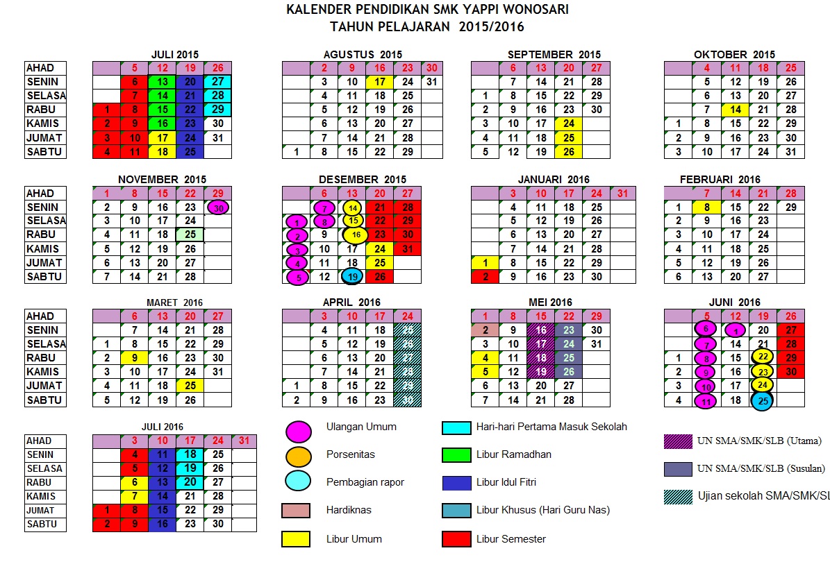 Detail Kalender Pendidikan Paud 2015 Nomer 7