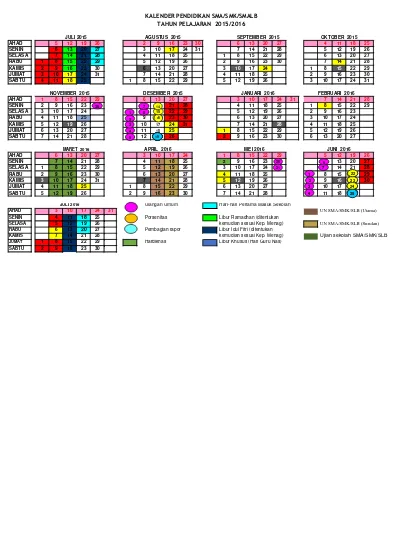 Detail Kalender Pendidikan Paud 2015 Nomer 8