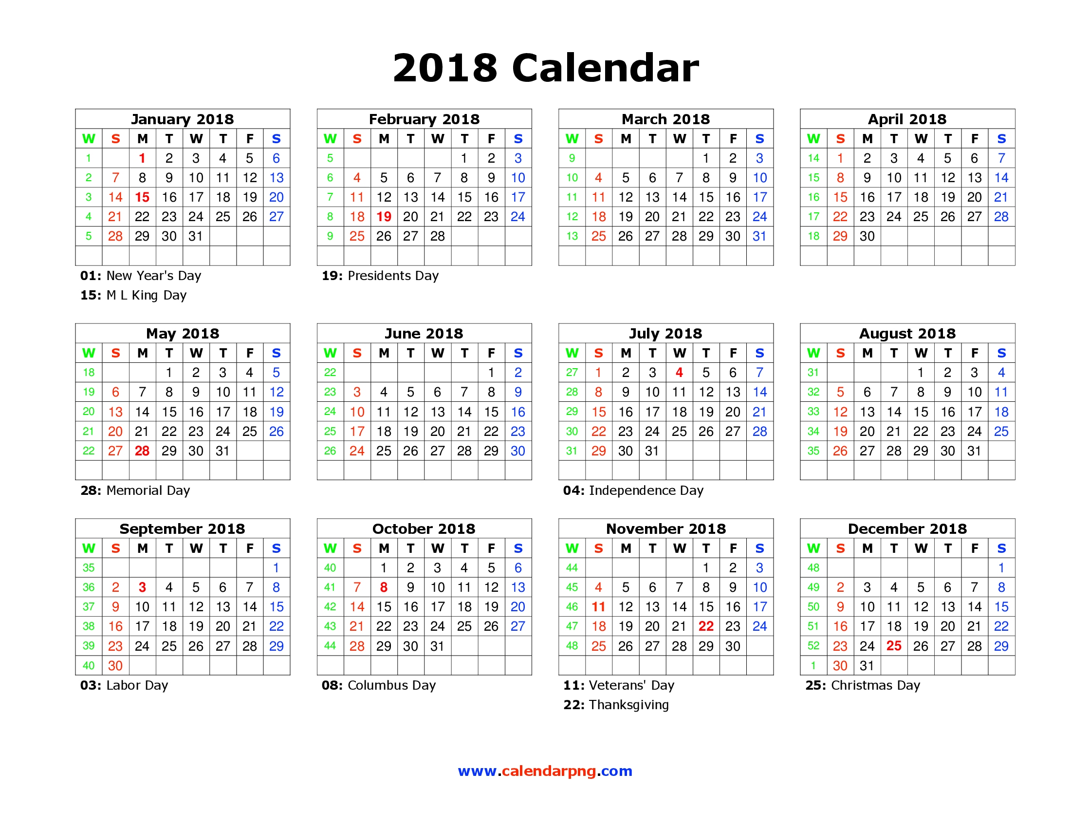 Detail Kalender Png 2018 Nomer 12