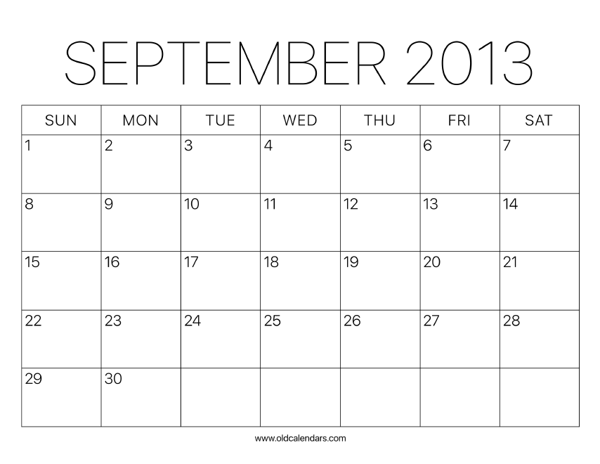 Detail Kalender September 2013 Nomer 11