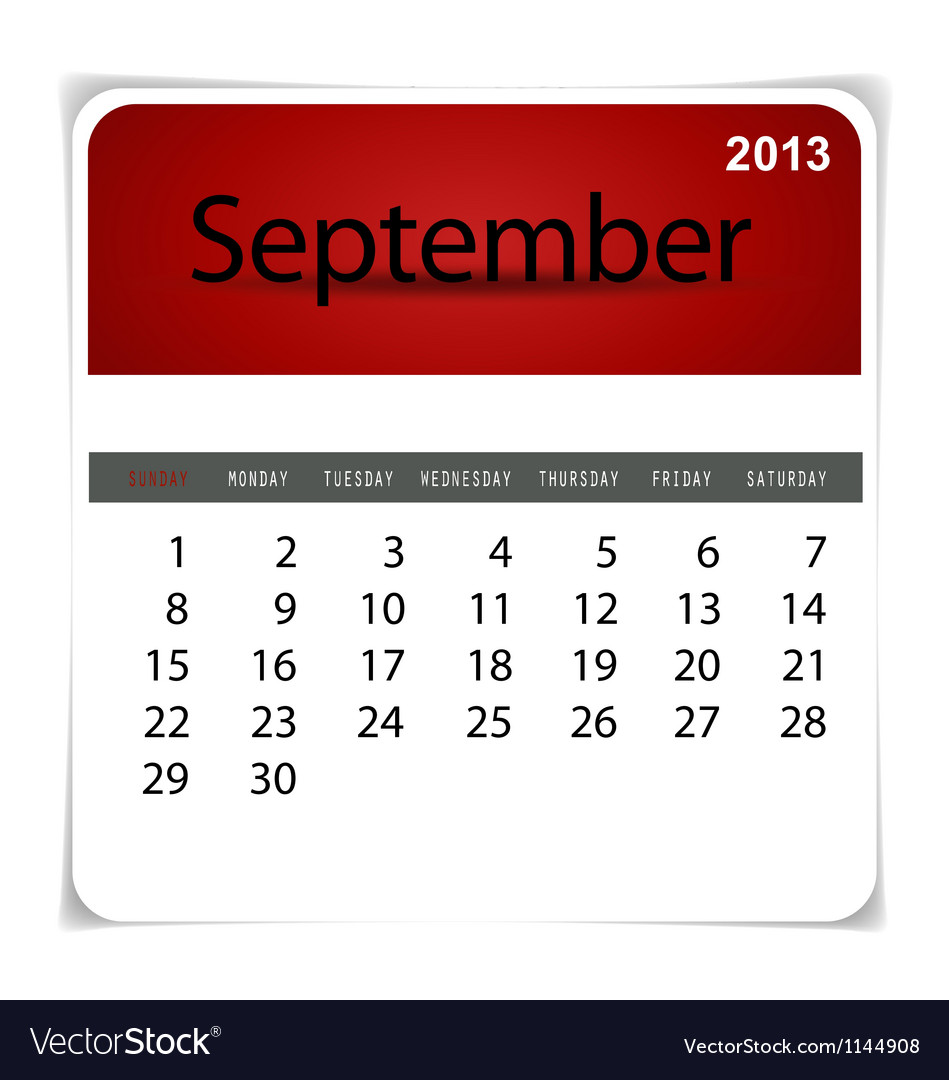 Detail Kalender September 2013 Nomer 29