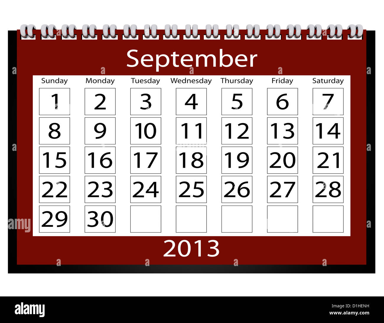 Detail Kalender September 2013 Nomer 40