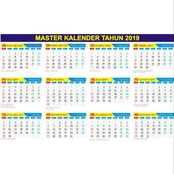 Detail Kalender Tahun 2019 Nomer 55