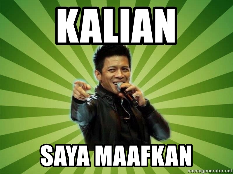 Kalian Semua Saya Maafkan Meme - KibrisPDR