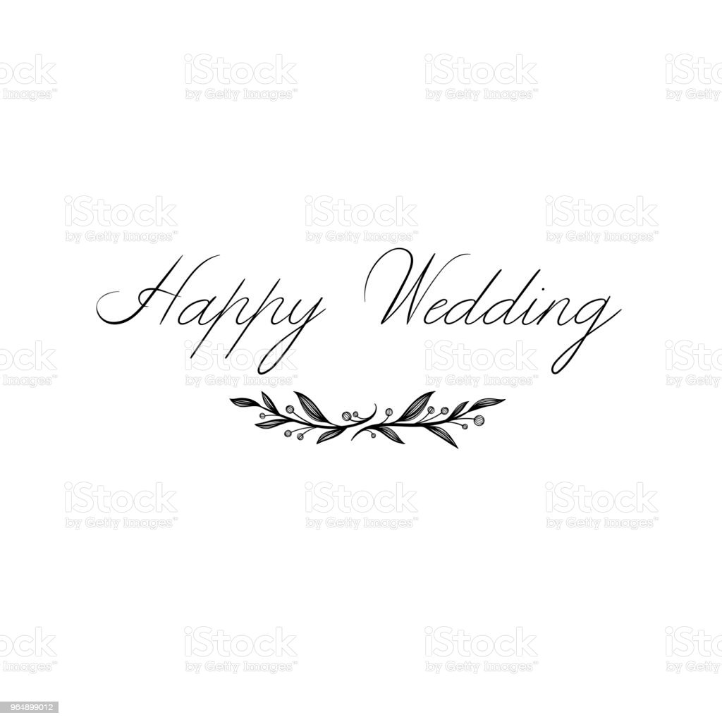 Detail Kaligrafi Happy Wedding Nomer 18
