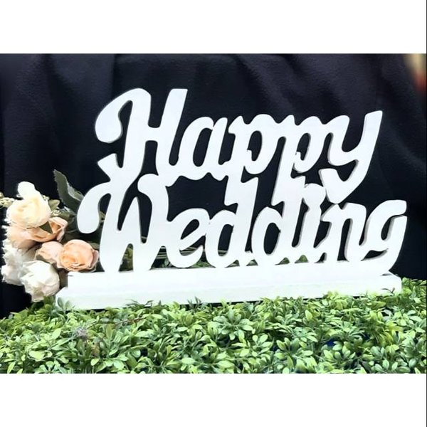 Detail Kaligrafi Happy Wedding Nomer 28