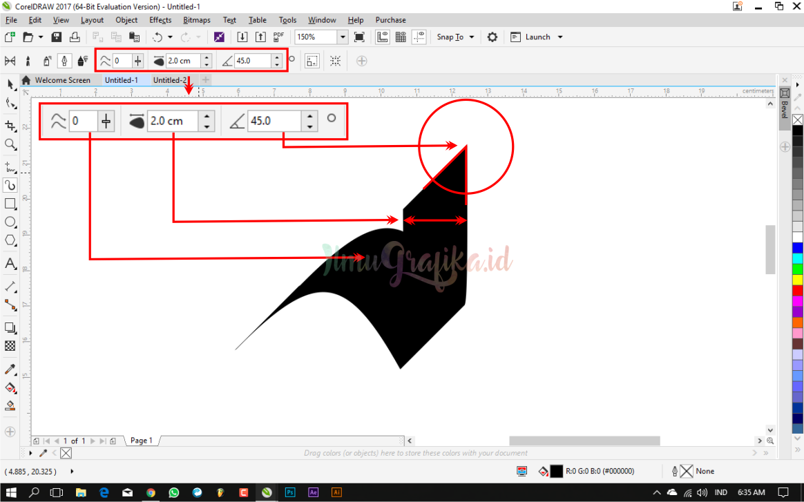 Detail Kaligrafi Innalillahi Vector Nomer 53