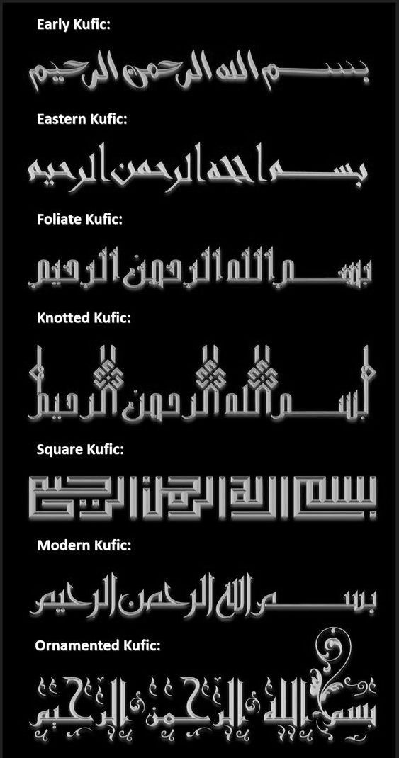 Detail Kaligrafi Khat Kufi Nomer 27