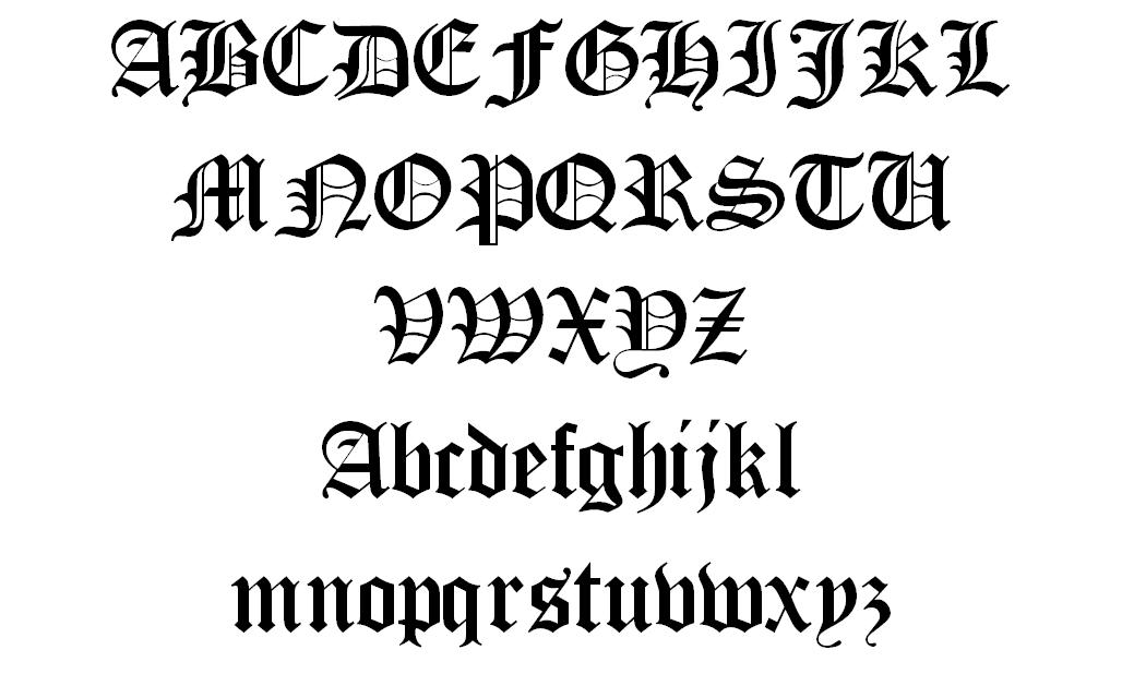 Detail Kaligrafi Latin Font Nomer 33