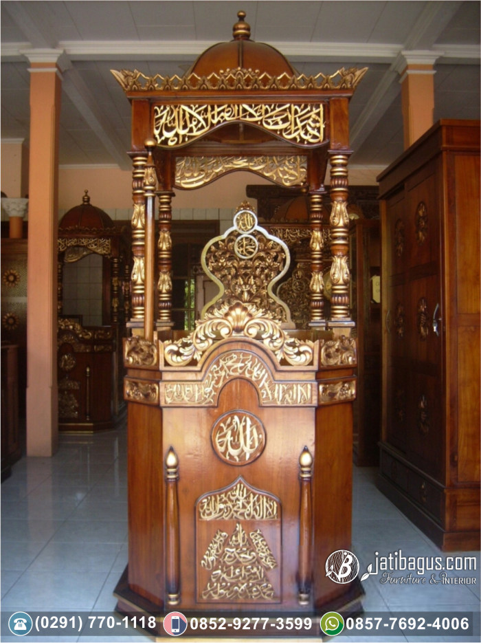 Kaligrafi Mimbar Masjid - KibrisPDR