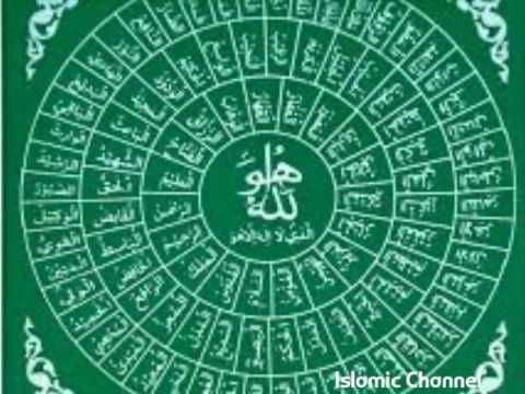 Detail Kaligrafi Nama Allah Nomer 56