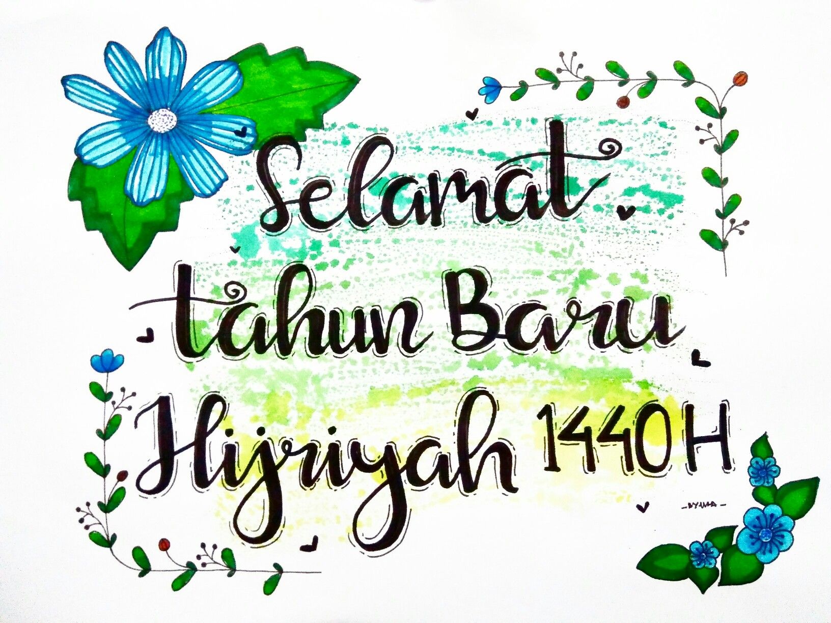 Detail Kaligrafi Tahun Baru Hijriyah Nomer 46