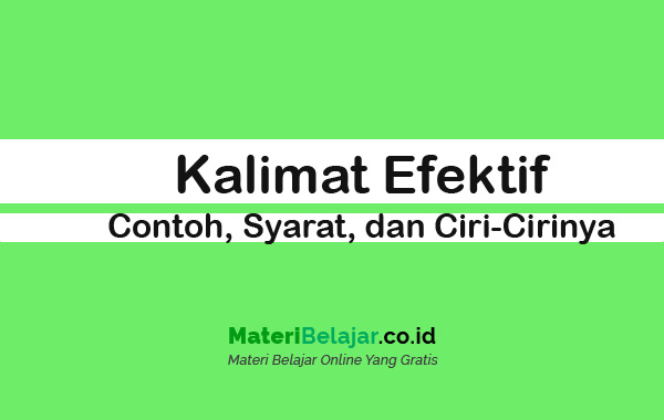 Detail Kalimat Efektif Contoh Nomer 37