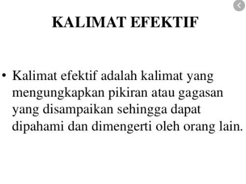 Detail Kalimat Efektif Contoh Nomer 9