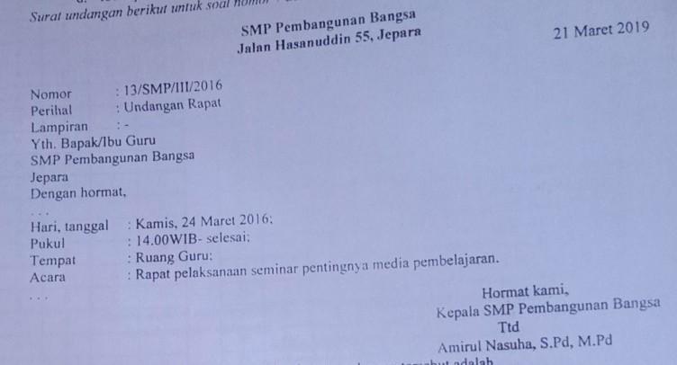 Detail Kalimat Pembuka Surat Undangan Nomer 43