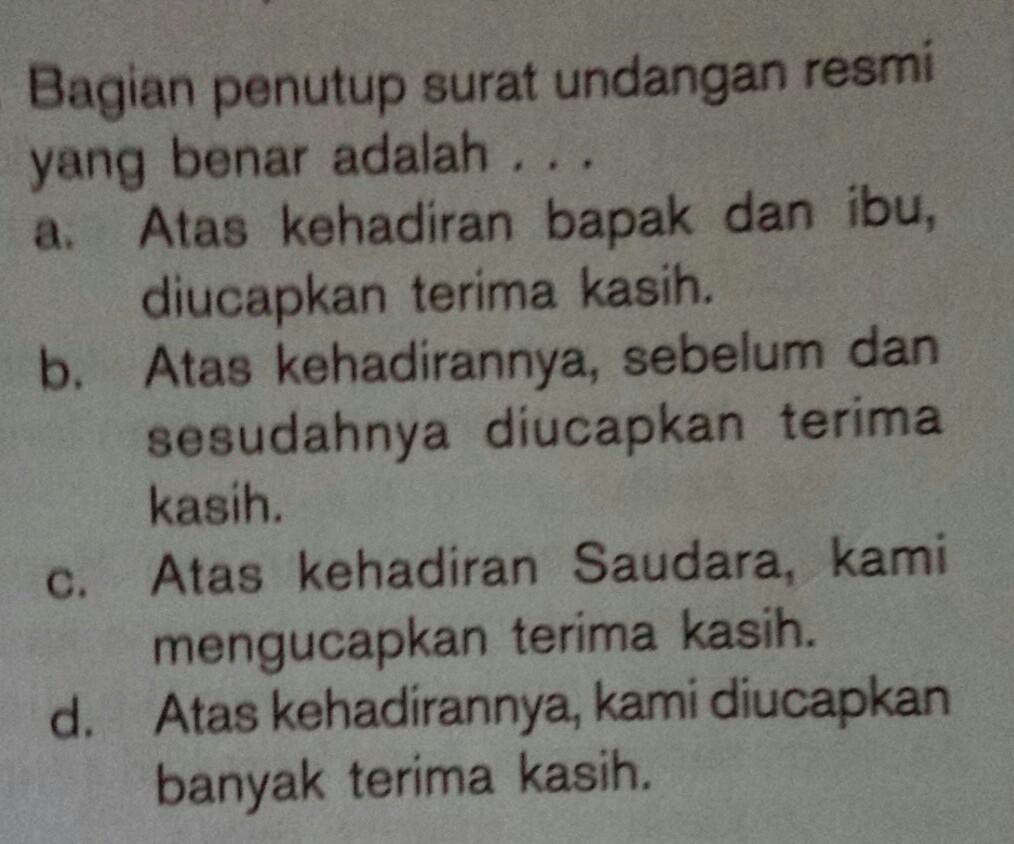 Detail Kalimat Penutup Surat Undangan Nomer 11