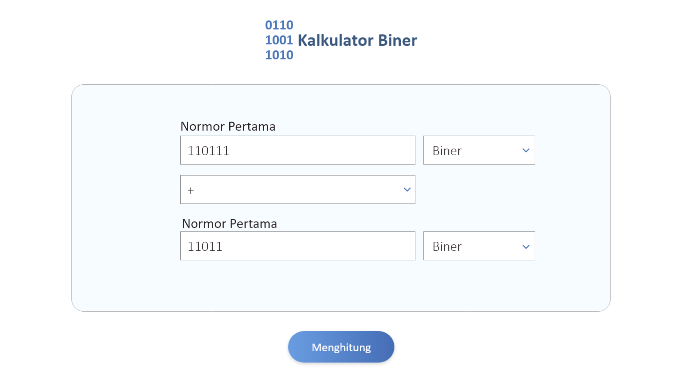 Detail Kalkulator Bilangan Biner Ke Desimal Nomer 49