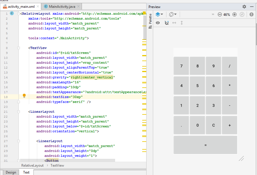 Detail Kalkulator Sederhana Android Studio Nomer 13