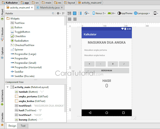 Detail Kalkulator Sederhana Android Studio Nomer 14