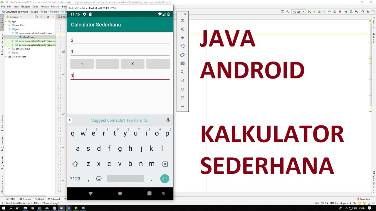 Detail Kalkulator Sederhana Android Studio Nomer 6