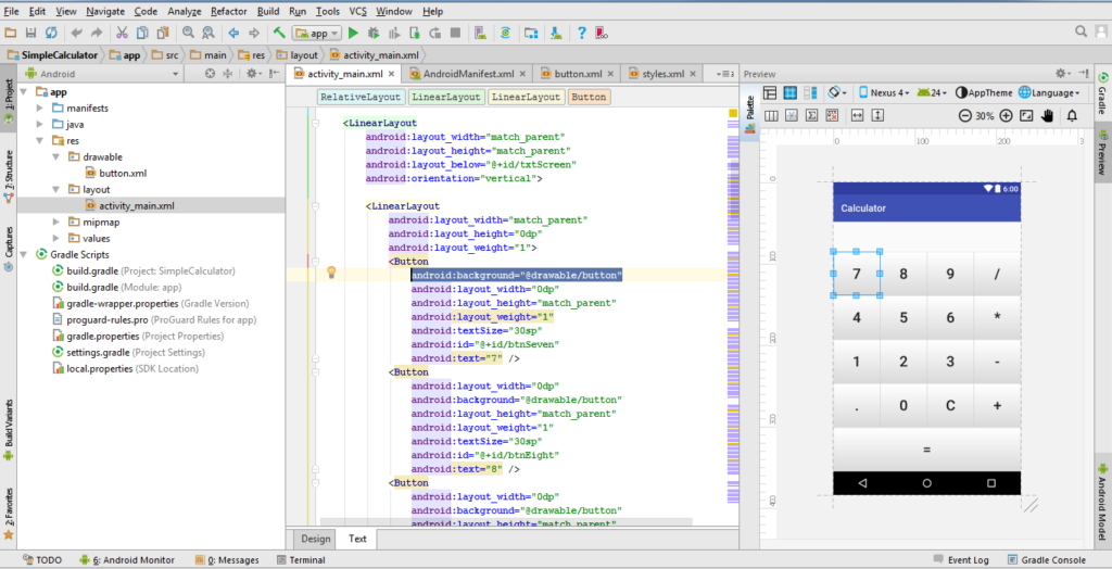 Detail Kalkulator Sederhana Android Studio Nomer 46