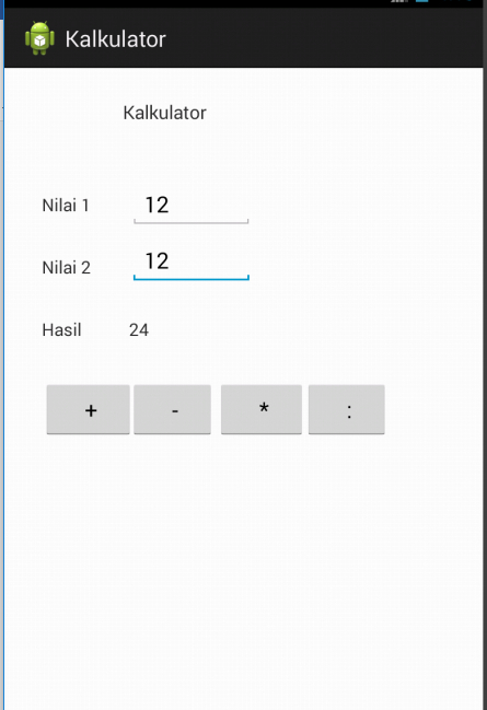 Detail Kalkulator Sederhana Android Studio Nomer 10