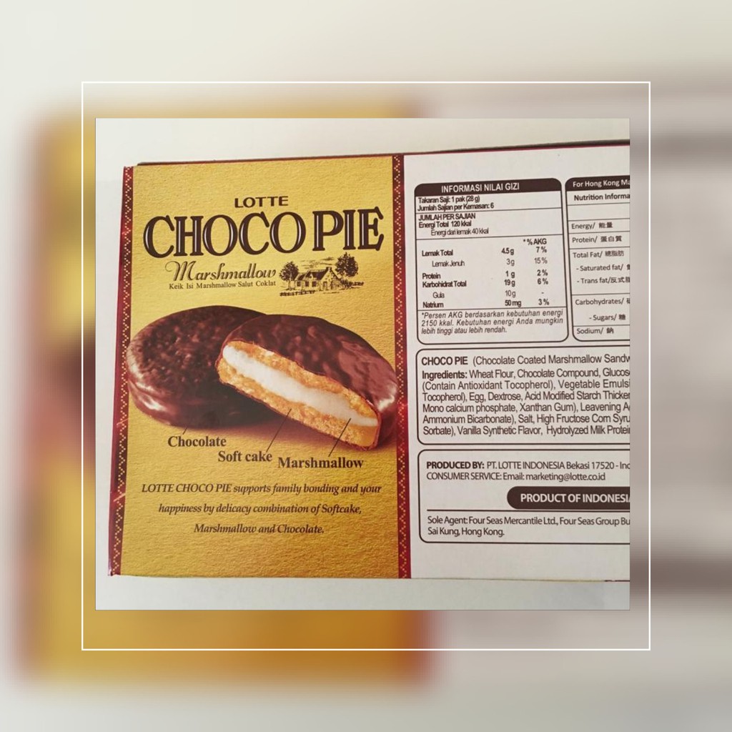 Detail Kalori Choco Pie Nomer 3