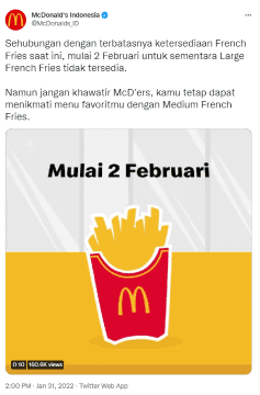 Detail Kalori Kentang Goreng Mcd Nomer 34