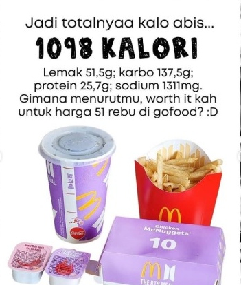 Detail Kalori Kentang Goreng Mcd Nomer 6