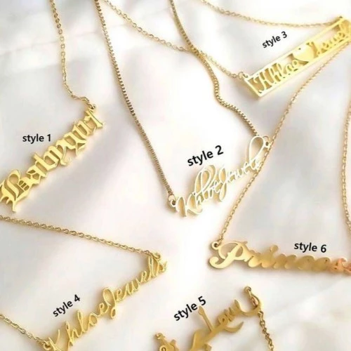 Detail Kalung Custom Nama Nomer 17