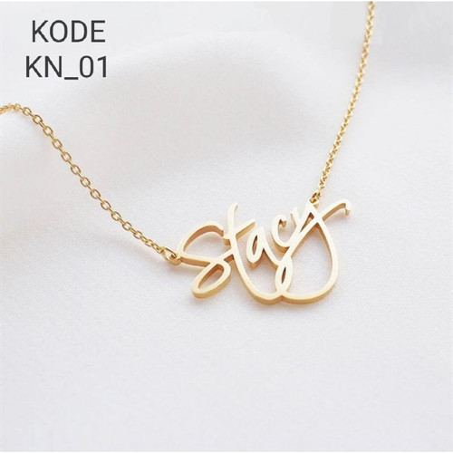 Detail Kalung Custom Nama Nomer 30